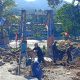 Kodim 0108/Agara lanjutkan Cor Pondasi Jembatan Gantung di Desa Kuning Abadi, Aceh Tenggara