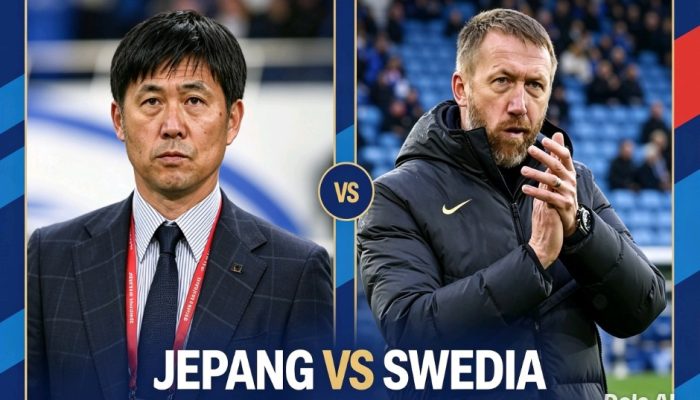 Jepang vs Swedia Sarat Kepentingan, Skor 1 – 1