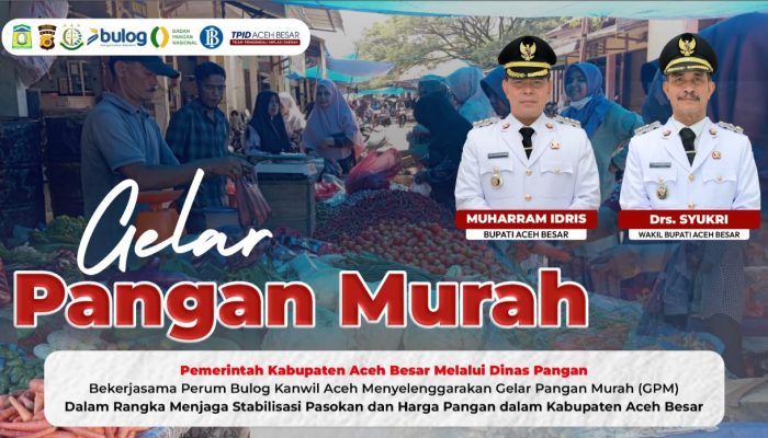 Pemkab Aceh Besar Gelar Pangan Murah di 10 Kecamatan, Jaga Stabilitas Harga dan Daya Beli Masyarakat