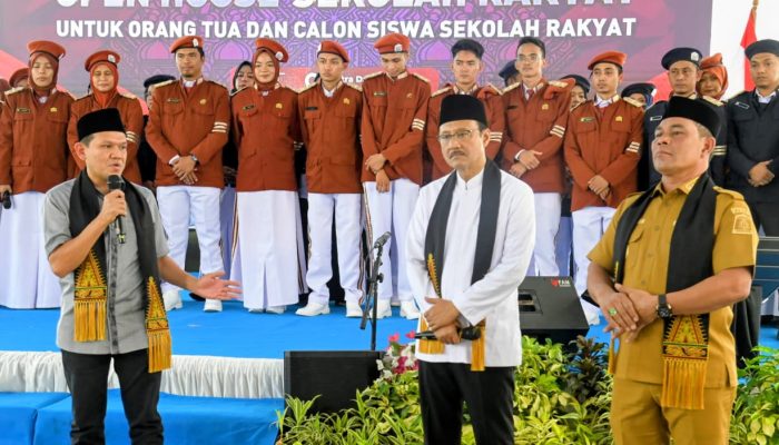 Wagub Aceh Bersama Menteri Sosial Hadiri Open House Sekolah Rakyat di Aceh Besar