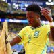 Kata-kata Vinicius usai Cetak 2 Gol dan Tantang Messi Berburu Top Skor