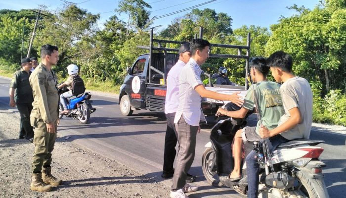 Respons Laporan Warga, Satpol PP dan WH Aceh Besar Gelar Patroli Syariat di Kawasan Cot Iri