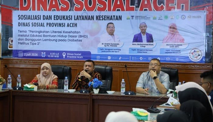 Dinas Sosial Aceh Tingkatkan Literasi Kesehatan ASN Melalui Sosialisasi Bantuan Hidup Dasar dan Edukasi Diabetes
