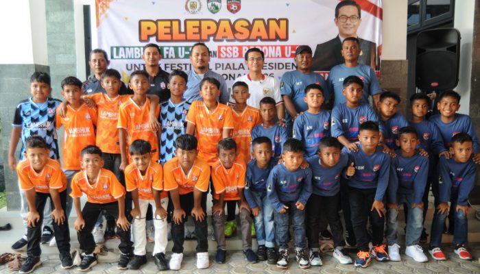 Ketua DPRK Banda Aceh Lepas Tim SSB Barona dan Lambhuk FA ke Piala Presiden