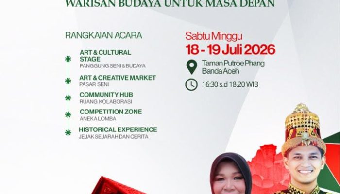 Pemko Akan Gelar Banda Aceh Art dan Cultural Market Putroe Phang