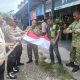 Sambut HUT ke-81 RI, Koramil 01/Seulimeum Bersama Muspika Gelar Gotong Royong dan Kibarkan Merah Putih