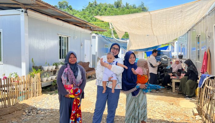 Tim Pengabdian Masyarakat ITB Gelar Top Down-Tanghap Bencana di Huntara Aceh Tamiang