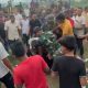 Ricuh Berimbas Pemukulan Wartawan oleh Oknum TNI di Lapangan Bumigas Aceh Utara