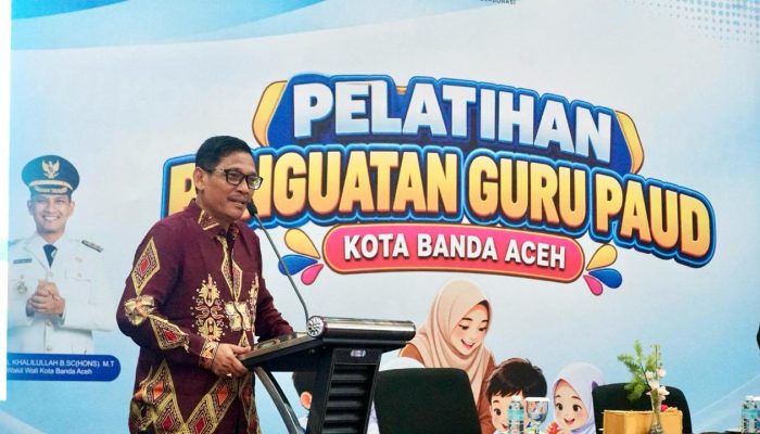 Disdikbud Banda Aceh Perkuat Kompetensi Guru PAUD