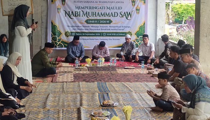 Isarah Langsa Gelar Maulid Nabi Muhammad SAW