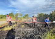 Pembakaran Sampah Picu Kebakaran Lahan Alue Lim