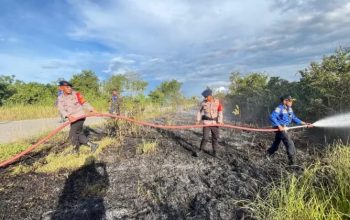 Pembakaran Sampah Picu Kebakaran Lahan Alue Lim