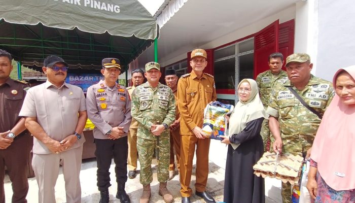 Jelang HUT TNI ke-81, Kodim Aceh Selatan Buka Pasar Murah