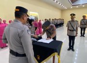 Polresta Banda Aceh Gelar Sertijab, Kompol Mawardi Jadi Kabag Ops