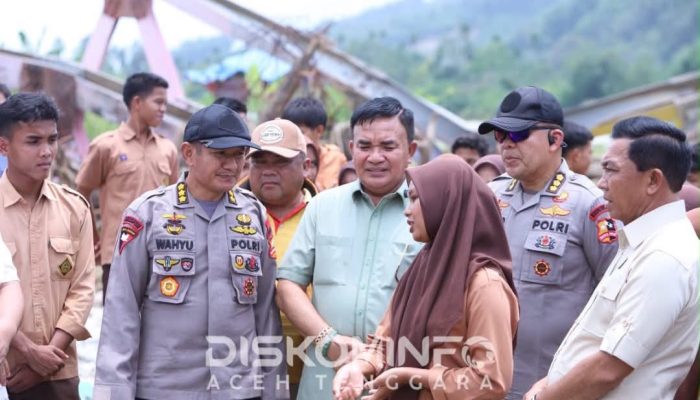 Di Hadapan Tim Monev Satgas PRR Aceh, Siswi SMAN 3 Kutacane Minta Jembatan Dibangun Kembali