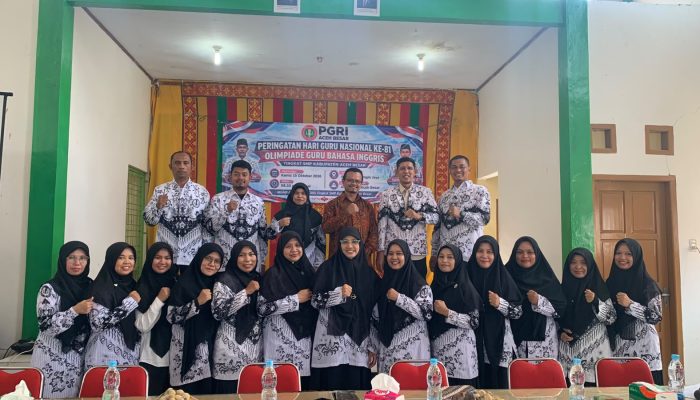 PGRI Aceh Besar Lantik Pengurus Asosiasi Guru Bahasa Asing dan Gelar Olimpiade