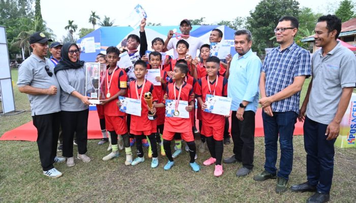 Atakana Juara Sepakbola Pos Aceh Cup U-12